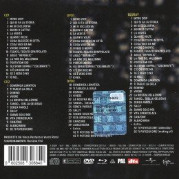 Vasco Rossi Nonstop Live 2cd 2dvd Blu Ray
