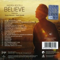 Andrea Bocelli Believe (Edt. Digipack Deluxe+3 Brani)