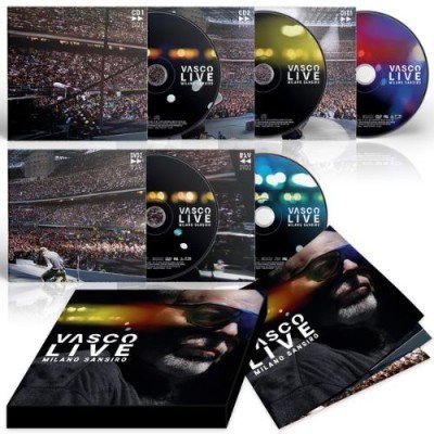 Vasco Live Milano SanSiro ( Box 2Cd+2Dvd+Bd) Vasco Live Milano SanSiro ( Box 2Cd+2Dvd+Bd)