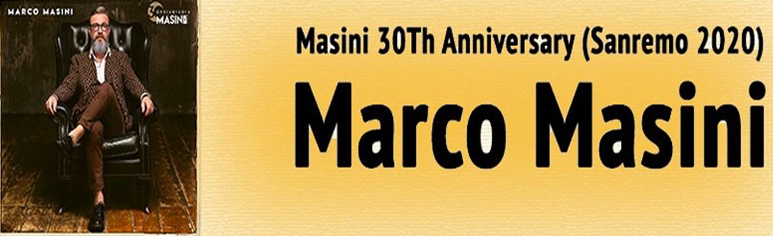 Marco Masini 30Th Anniversary